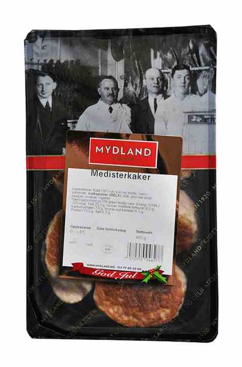 Bilde av Mydland medisterkaker. Bilde av Mydland medisterkaker.