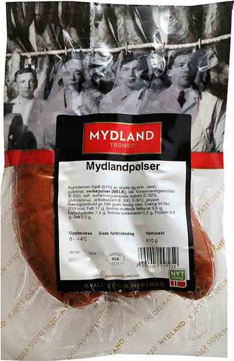 Bilde av Mydland mydlandpølse 610 gr. Bilde av Mydland mydlandpølse 610 gr.