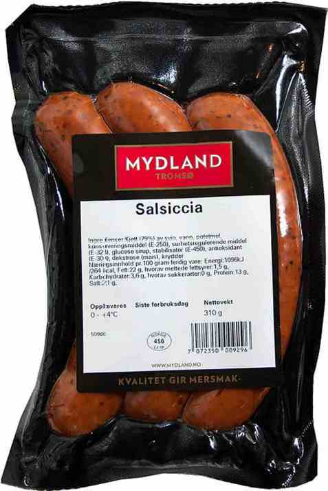 Bilde av Mydland salsiccia. Bilde av Mydland salsiccia.
