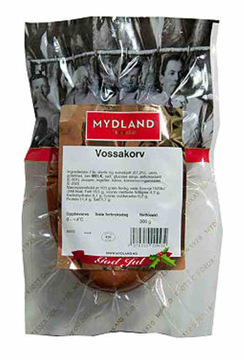 Bilde av Mydland vossakorv 300 gr. Bilde av Mydland vossakorv 300 gr.