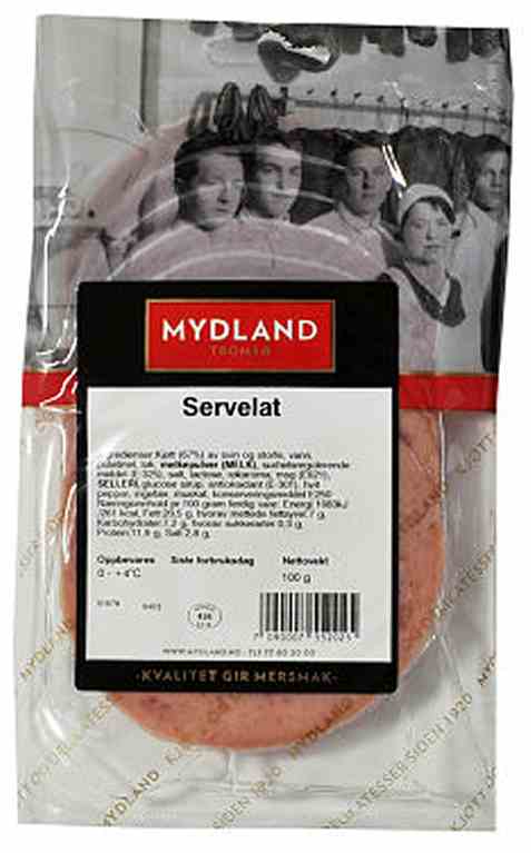 Bilde av Mydland servelat 100 gr. Bilde av Mydland servelat 100 gr.