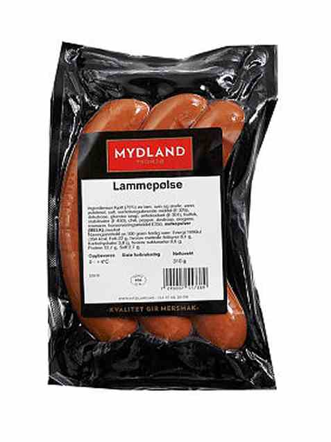 Bilde av Mydland lammepølse. Bilde av Mydland lammepølse.