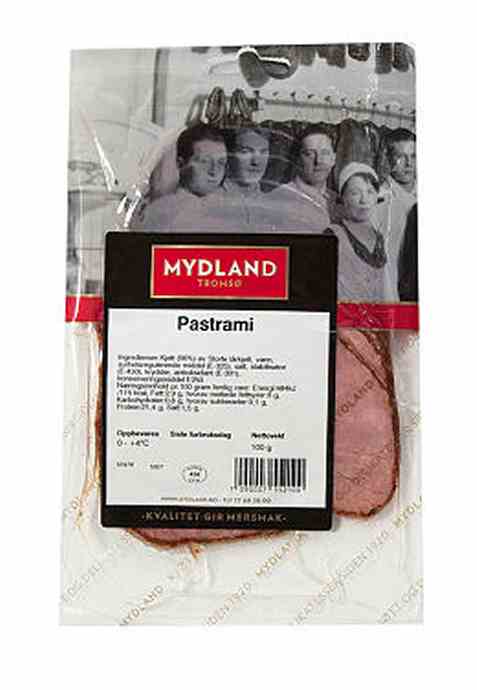 Bilde av Mydland pastrami 100 gr. Bilde av Mydland pastrami 100 gr.