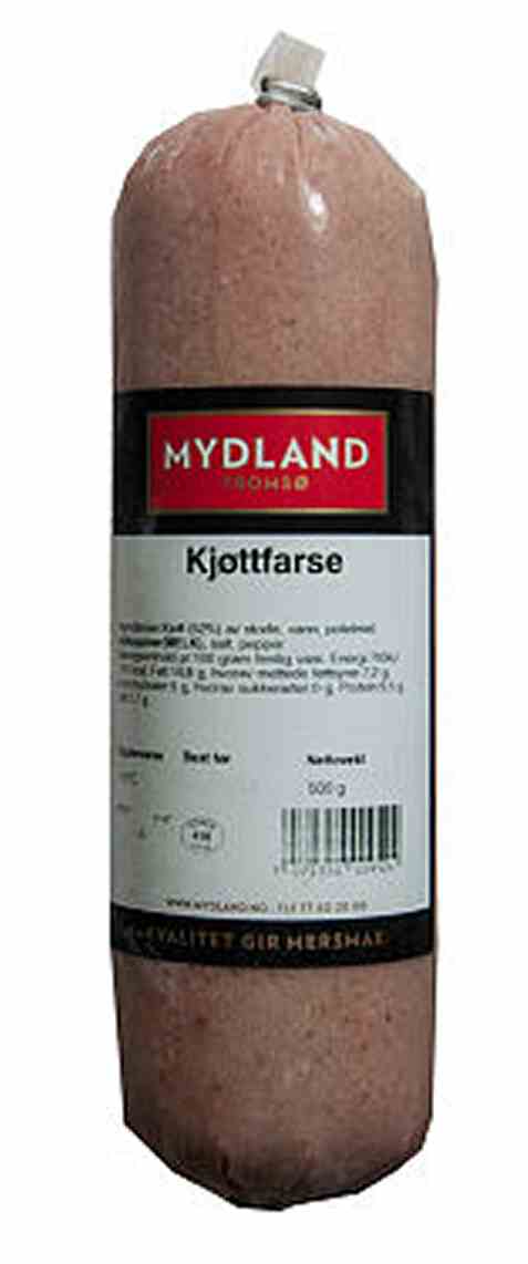 Bilde av Mydland kjøttfarse 500 gr. Bilde av Mydland kjøttfarse 500 gr.