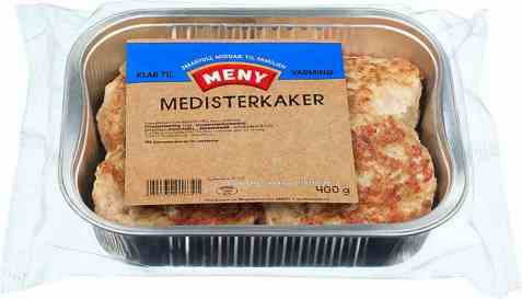 Bilde av Meny medisterkaker grove. Bilde av Meny medisterkaker grove.