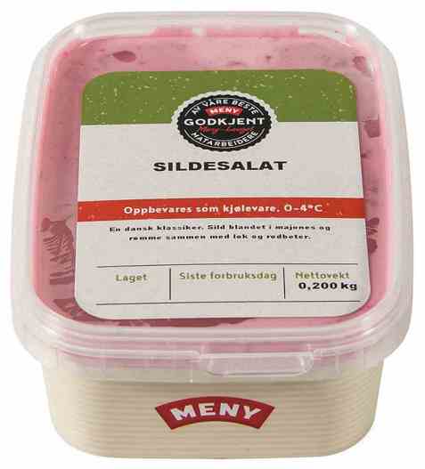 Bilde av Meny sildesalat. Bilde av Meny sildesalat.