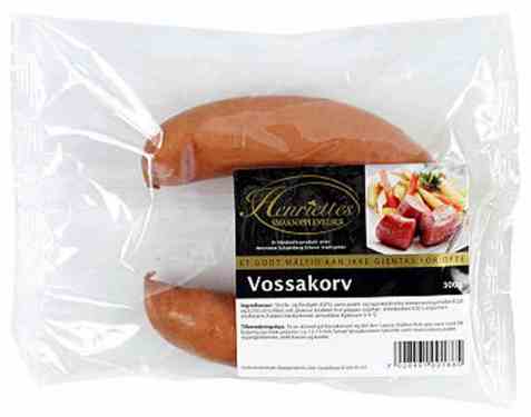 Bilde av Henriettes vossakorv 300gr. Bilde av Henriettes vossakorv 300gr.