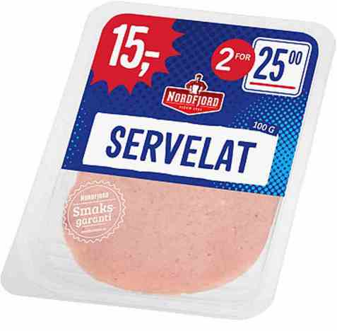 Bilde av Nordfjord servelat 100 gr. Bilde av Nordfjord servelat 100 gr.