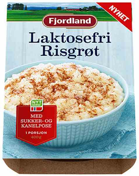 Bilde av Fjordland Laktosefri Risgrøt. Bilde av Fjordland Laktosefri Risgrøt.