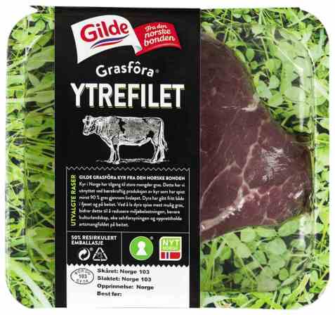 Bilde av Gilde grasfora storfe ytrefilet. Bilde av Gilde grasfora storfe ytrefilet.