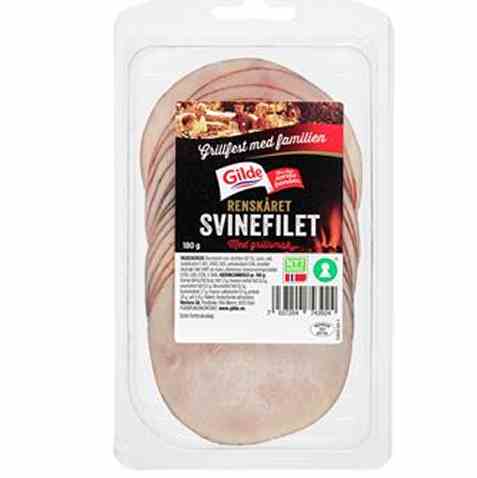 Bilde av Gilde svinefilet skiver 180gr. Bilde av Gilde svinefilet skiver 180gr.