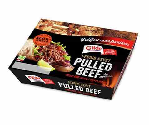 Bilde av Gilde pulled beef mørbrad 293gr. Bilde av Gilde pulled beef mørbrad 293gr.