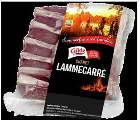 Bilde av Gilde lammecarre skåret. Bilde av Gilde lammecarre skåret.