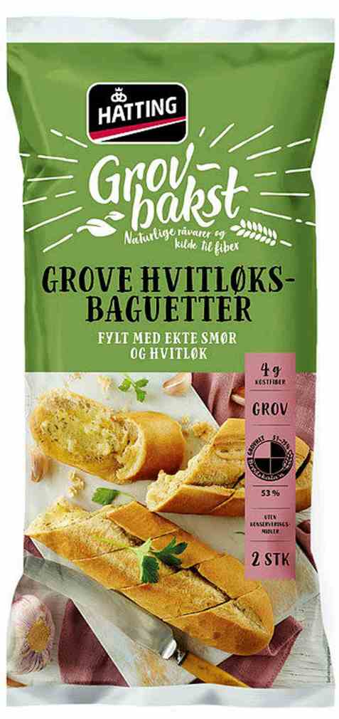 Bilde av Hatting Grove hvitløksbaguetter 350gr.