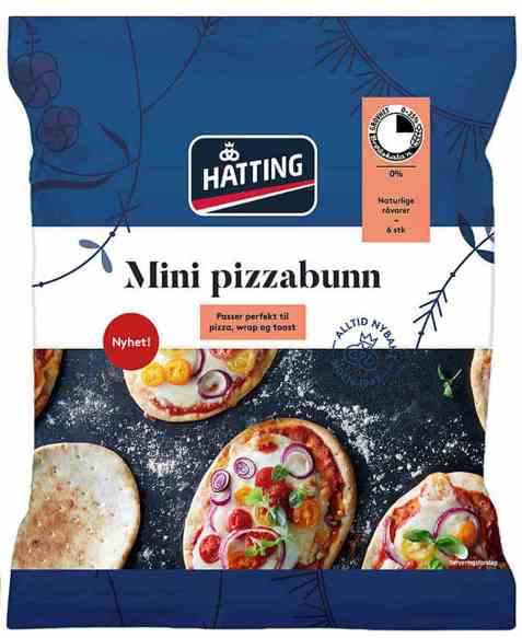 Bilde av Hatting Mini pizzabunn. Bilde av Hatting Mini pizzabunn.