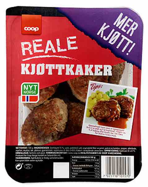 Bilde av Coop kjøttkaker 720gr. Bilde av Coop kjøttkaker 720gr.