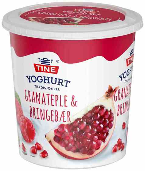 Bilde av Tine Yoghurt Granateple & Bringebær.