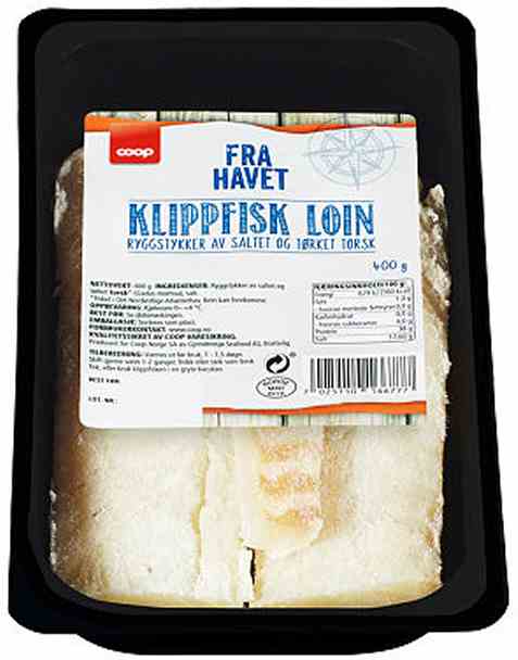 Bilde av Coop klippfisk loin 400g. Bilde av Coop klippfisk loin 400g.