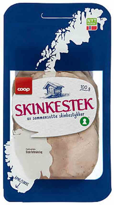 Bilde av Coop skinkestek 100g. Bilde av Coop skinkestek 100g.