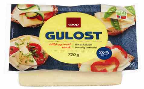 Bilde av Coop hvitost bit 720g. Bilde av Coop hvitost bit 720g.