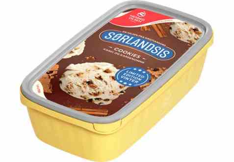 Bilde av Hennig Olsen Sørlandsis cookies. Bilde av Hennig Olsen Sørlandsis cookies.