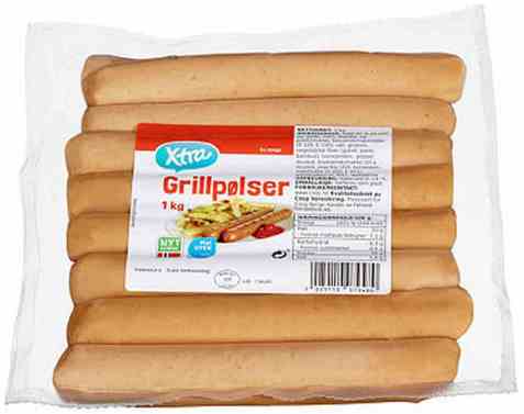 Bilde av Coop xtra Grillpølse. Bilde av Coop xtra Grillpølse.
