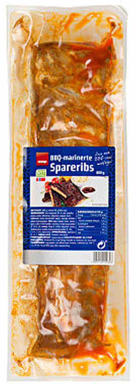 Bilde av Coop bbq marinerte spareribs 800gr. Bilde av Coop bbq marinerte spareribs 800gr.