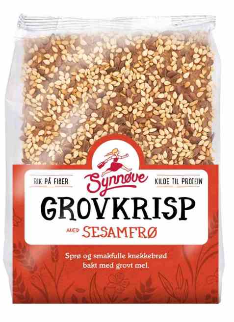 Bilde av Synnøve Grovkrisp sesam 170gr. Bilde av Synnøve Grovkrisp sesam 170gr.