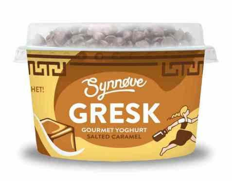 Bilde av Synnøve gresk gourmet yoghurt salted caramel. Bilde av Synnøve gresk gourmet yoghurt salted caramel.