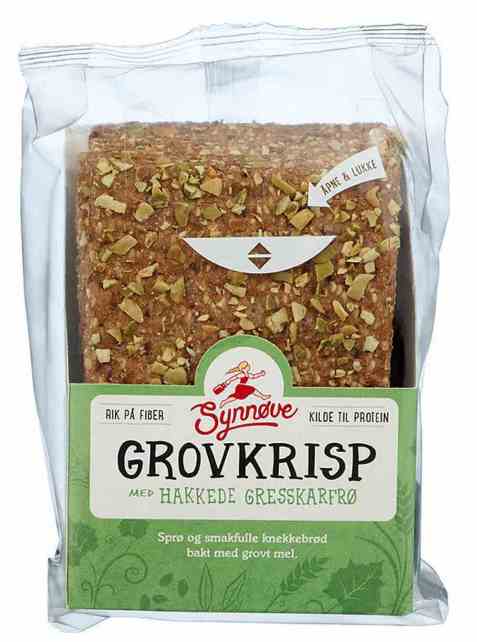 Bilde av Synnøve Grovkrisp med gresskarkjerner 170gr. Bilde av Synnøve Grovkrisp med gresskarkjerner 170gr.