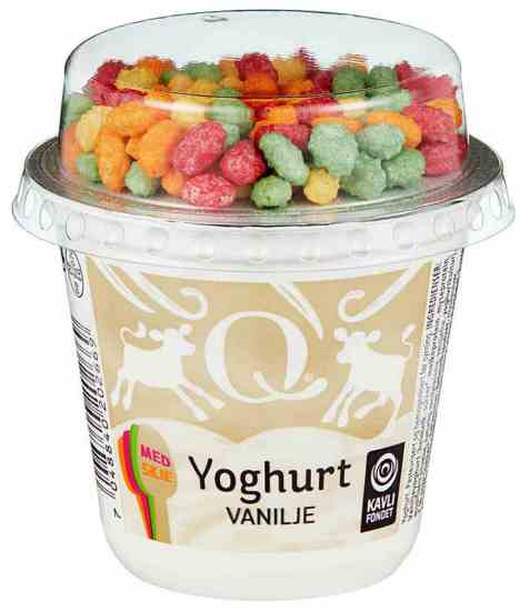 Bilde av Q yoghurt m/musli vanilje. Bilde av Q yoghurt m/musli vanilje.