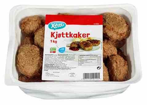 Bilde av Coop xtra kjøttkaker 1kg. Bilde av Coop xtra kjøttkaker 1kg.