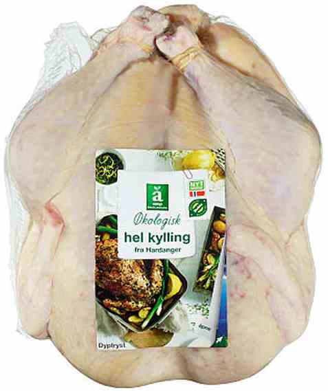 Bilde av Coop anglamark Økologisk heil kylling ca 2,1kg. Bilde av Coop anglamark Økologisk heil kylling ca 2,1kg.