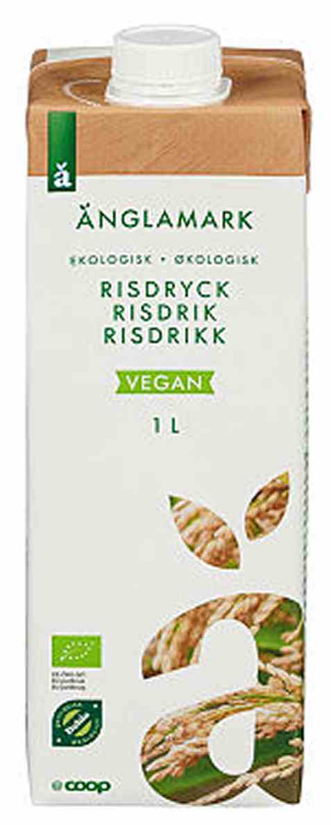 Bilde av Coop anglamark Økologisk risdrikk. Bilde av Coop anglamark Økologisk risdrikk.