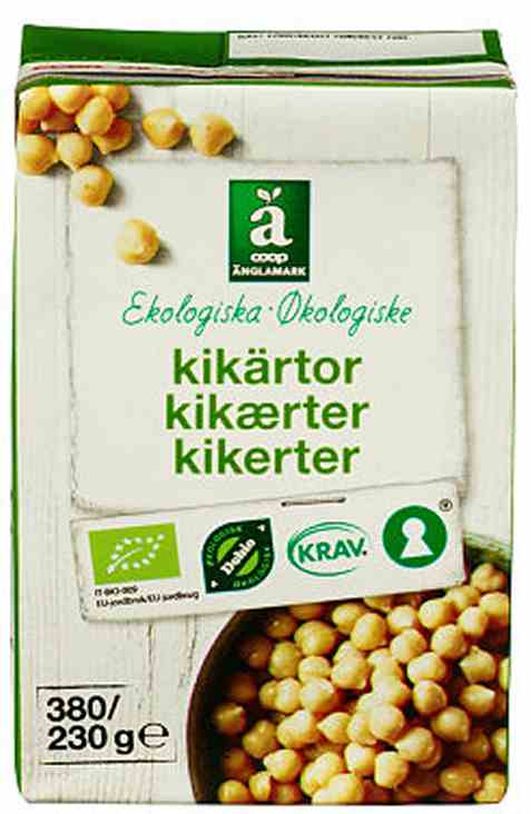 Bilde av Coop anglamark Økologiske kikerter. Bilde av Coop anglamark Økologiske kikerter.