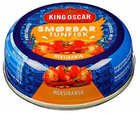 Bilde av King Oscar smørbar tunfisk meksikan. Bilde av King Oscar smørbar tunfisk meksikan.