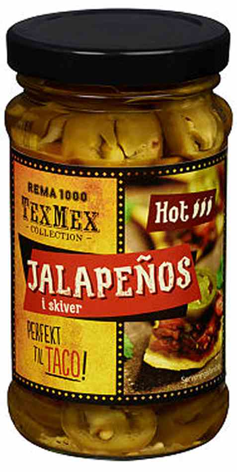 Bilde av Rema 1000 jalapenos 220gr. Bilde av Rema 1000 jalapenos 220gr.