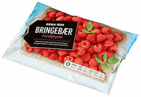 Bilde av Rema 1000 bringebær 400gr. Bilde av Rema 1000 bringebær 400gr.