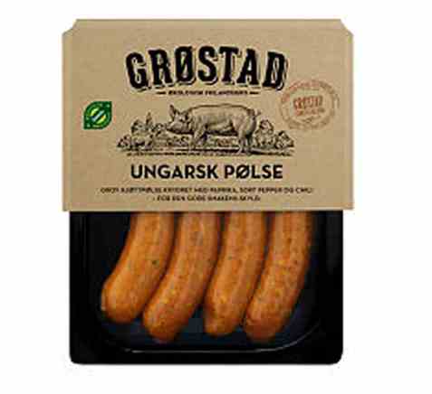 Bilde av Grøstadgris Ungarsk pølse 250gr. Bilde av Grøstadgris Ungarsk pølse 250gr.