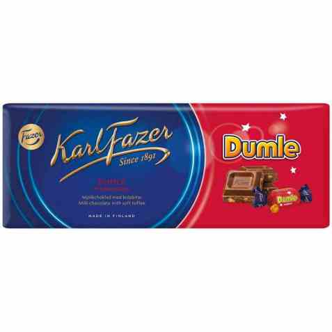 Bilde av Fazer Dumle Milk Chocolate 145g. Bilde av Fazer Dumle Milk Chocolate 145g.
