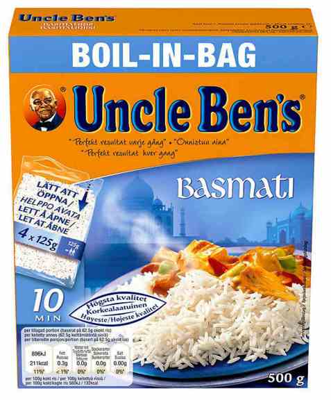 Bilde av Uncle Bens boil in bag basmatiris 500gr. Bilde av Uncle Bens boil in bag basmatiris 500gr.