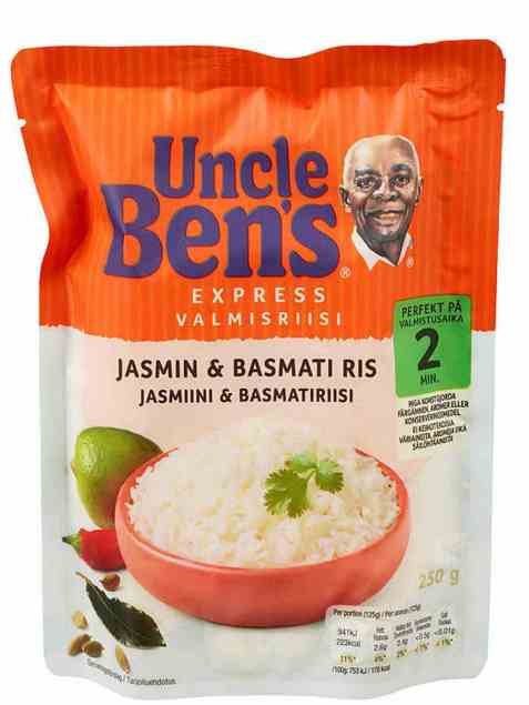 Bilde av Uncle Bens express jasmin og basmati 250gr. Bilde av Uncle Bens express jasmin og basmati 250gr.