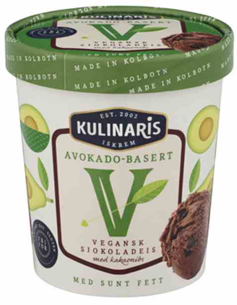 Bilde av Kulinaris Vegansk Sjokoladeis med Kakaonibs.