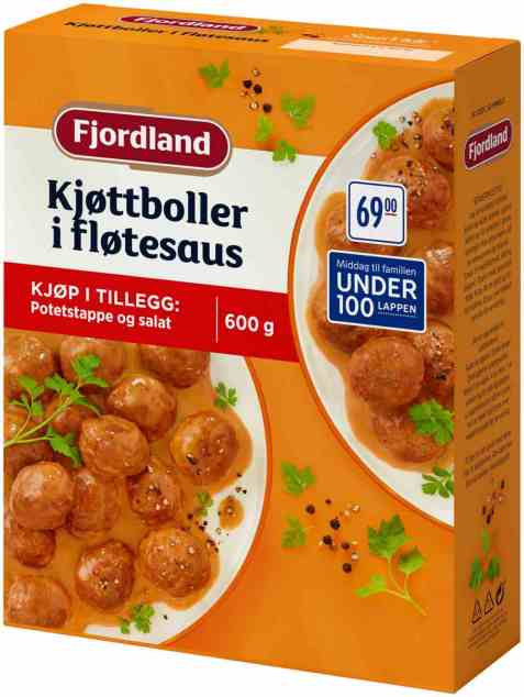 Bilde av Fjordland Kjøttboller i fløtesaus 600gr.