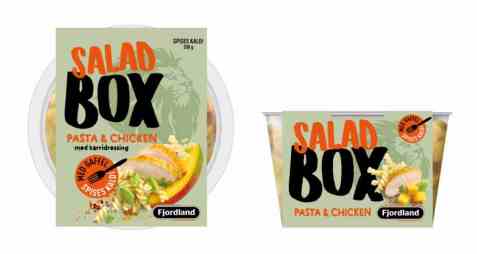 Bilde av Fjordland box pasta and chicken salad. Bilde av Fjordland box pasta and chicken salad.