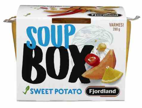 Bilde av Fjordland box sweet potato soup.