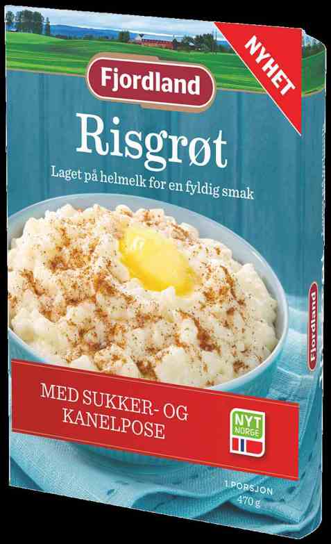 Bilde av Fjordland Risgrøt med sukker og kanel. Bilde av Fjordland Risgrøt med sukker og kanel.