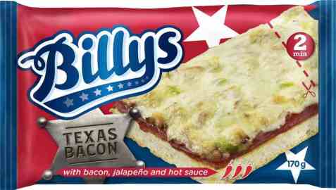 Bilde av Billys Pan Pizza texas bacon.