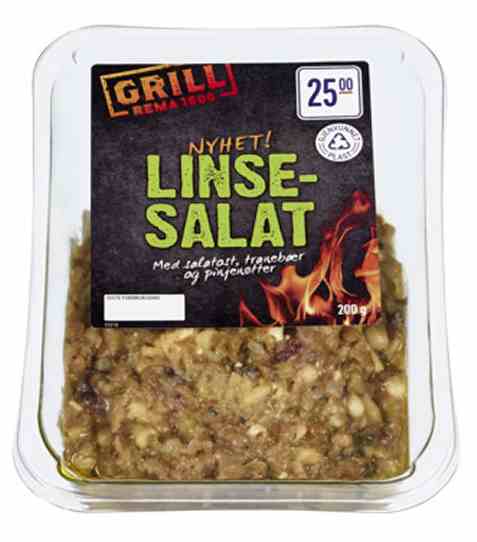 Bilde av Rema 1000 linsesalat 200gr. Bilde av Rema 1000 linsesalat 200gr.