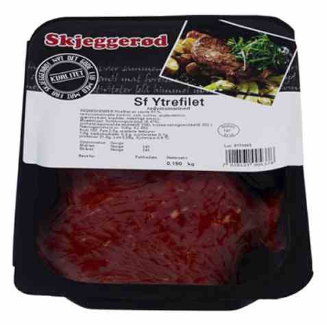 Bilde av Skjeggerød rødvinsmarinert ytrefilet 150g. Bilde av Skjeggerød rødvinsmarinert ytrefilet 150g.
